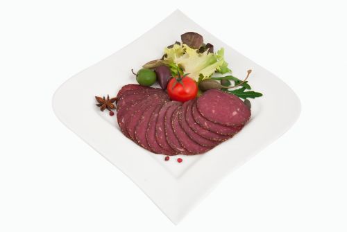 De Lukss vītināts liellopu šķiņķis garšvielās